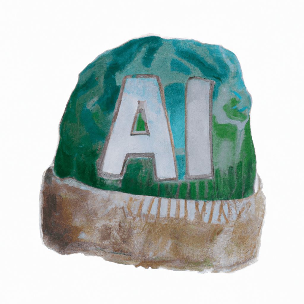 AI on a woolly hat