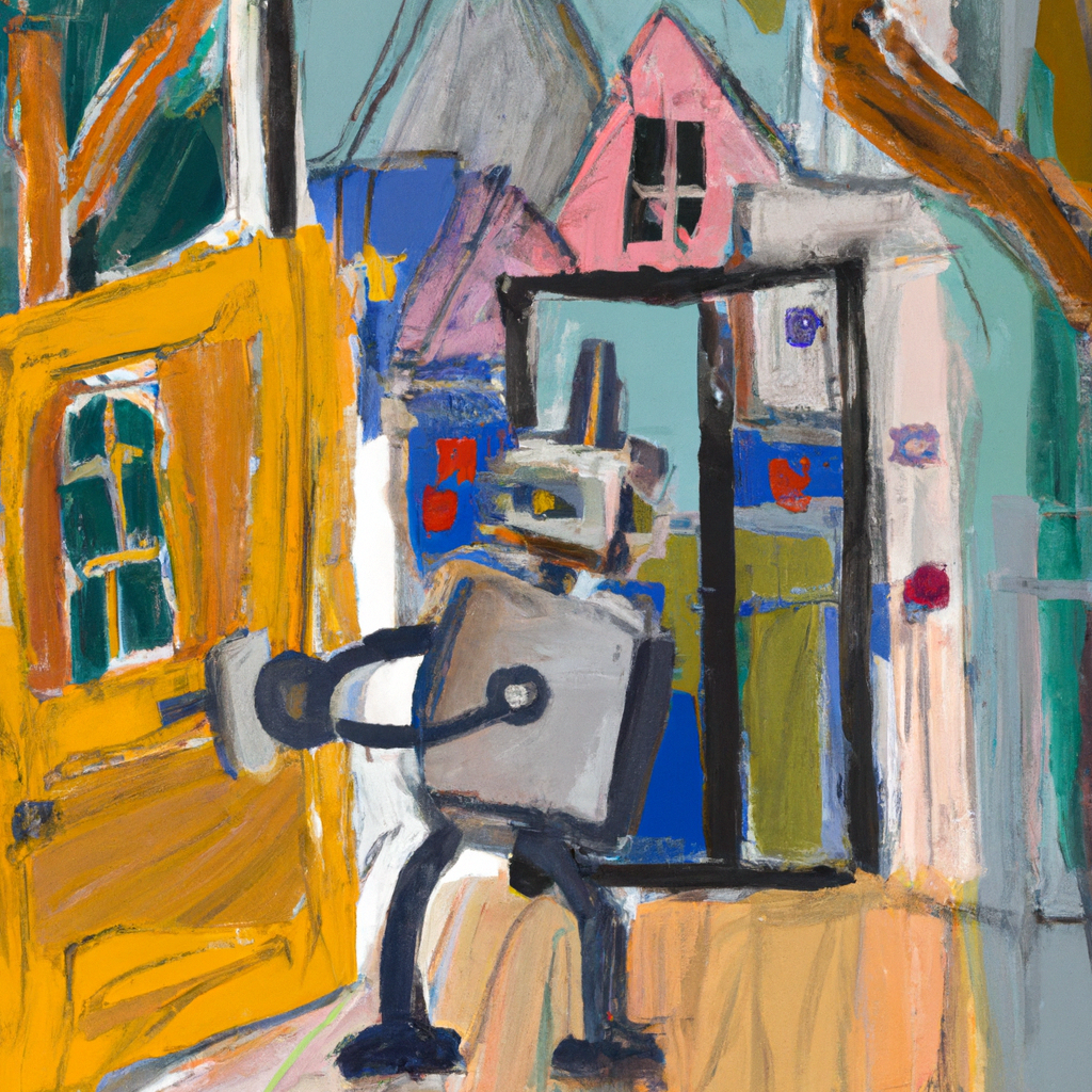 Robot, penetration testing a door